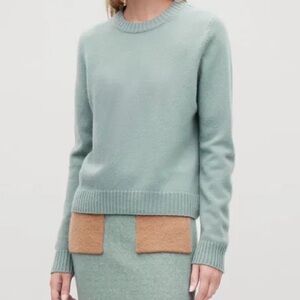 COS Cashmere Sweater | Sage Green | Medium